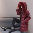 Jachetă de iarnă de damă cu guler distinctiv J3006 9