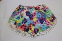 Färgglada sommarshorts för kvinnor med blommor 3