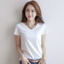 Basic T-shirt för kvinnor A203 5