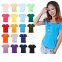 Basic T-shirt för kvinnor A986 20