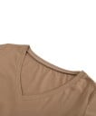 Enkel kortärmad T-shirt för kvinnor 8