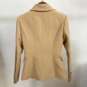 Beige jacka för kvinnor 5