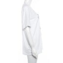 Vit T-shirt för kvinnor med tryck A389 3