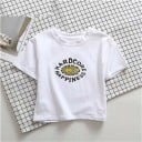 Vit T-shirt för kvinnor med B365-tryck 2