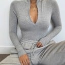 Body de manga larga para mujer A2508 6