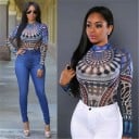 Body de manga larga para mujer B799 6