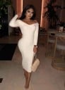 Bodycon klänning för kvinnor 8