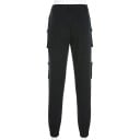 Pantalons cargo pour femmes à taille haute 3
