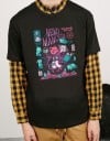 Svart gotisk t-shirt för kvinnor 5