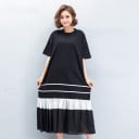 Vestido midi negro de mujer 2
