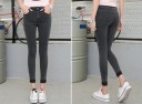Denim 3/4 byxor för kvinnor med muddar J1081 8