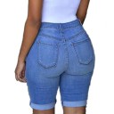 Denimshorts för kvinnor med hål Elizabeth 5