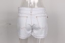 Jeansshorts för kvinnor med rosor J1083 9