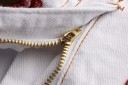 Jeansshorts för kvinnor med rosor J1083 10