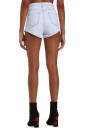 Jeansshorts för kvinnor med rosor J1083 14