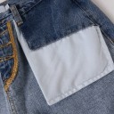 Damjeans med fickor inifrån och ut 6