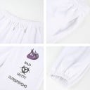 Pantalons jogger blancs pour femmes avec imprimé 6