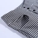 Pantalons pour femmes à taille haute à carreaux 5