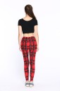 Rutiga leggings för kvinnor J518 3