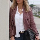Dámske kockované sako B884 5
