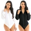 Bodys camiseros de manga larga para mujer 3