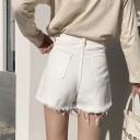 Shorts med hög midja för kvinnor A717 5