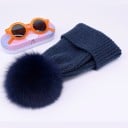 Căciulă de iarnă pentru femei cu pompon Charlotte 5
