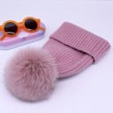 Căciulă de iarnă pentru femei cu pompon Charlotte 7