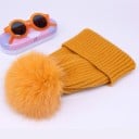Căciulă de iarnă pentru femei cu pompon Charlotte 10