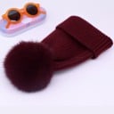 Căciulă de iarnă pentru femei cu pompon Charlotte 11