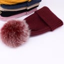 Căciulă de iarnă pentru femei cu pompon Charlotte 12