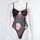 Bodys sin mangas con estampados florales para mujer 3
