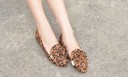 Leopard loafers för kvinnor 4