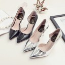 Glänsande pumps för kvinnor A725 11