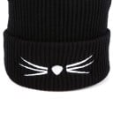Bonnet d'hiver pour femme avec motif de chat 7