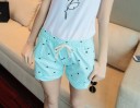 Sommarshorts för kvinnor med katter J3195 13