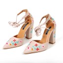 Dampumps med blommor 6