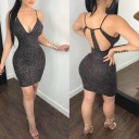 Mini rochie de dama cu decolteu adanc 4