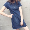 Mini rochie de damă cu buzunare 5