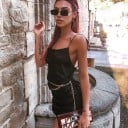 Mini rochie de damă cu pliuri 5