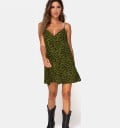 Mini rochie de dama verde 2