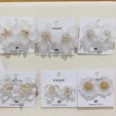 Kvinnors örhängen blommor J154 12