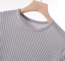 Vestido midi de mujer con mangas cortas 10