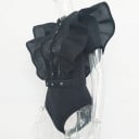 Body transparente de mujer B704 6