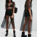 Vestido transparente de mujer A2763 2
