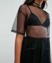 Vestido transparente de mujer A2763 3