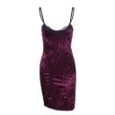 Mini rochie de catifea pentru femei 4