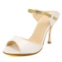 Damsandaler med klack A836 10