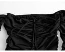 Mini rochie sexy de femei cu mâneci lungi 12