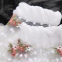 Damstrumpor i nylon med blommor 8